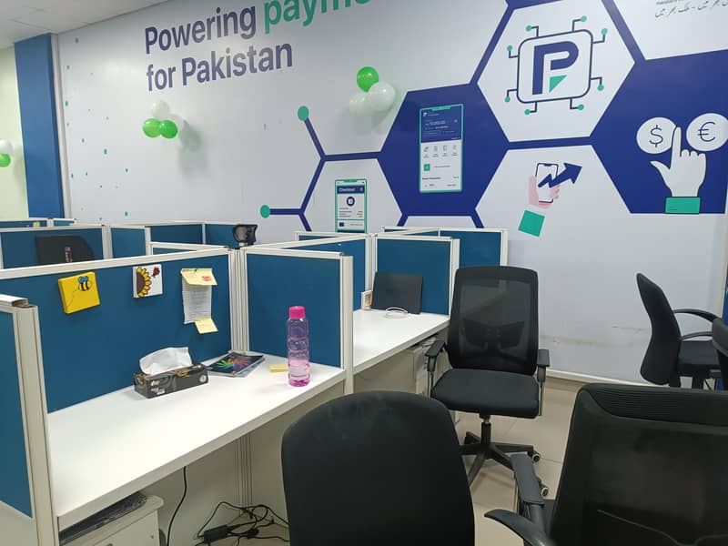 Work Station in Quantity 4