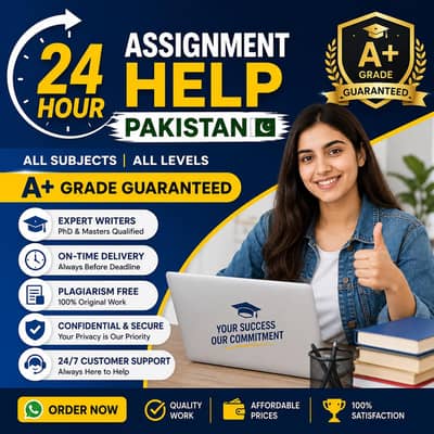 *24 Hour Assignment Help Pakistan | All Subjects | A+ Grade Guaranteed
