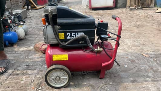 2.5 HP Air Compressor 24 Liter Tank - Heavy Duty Workshop Compressor