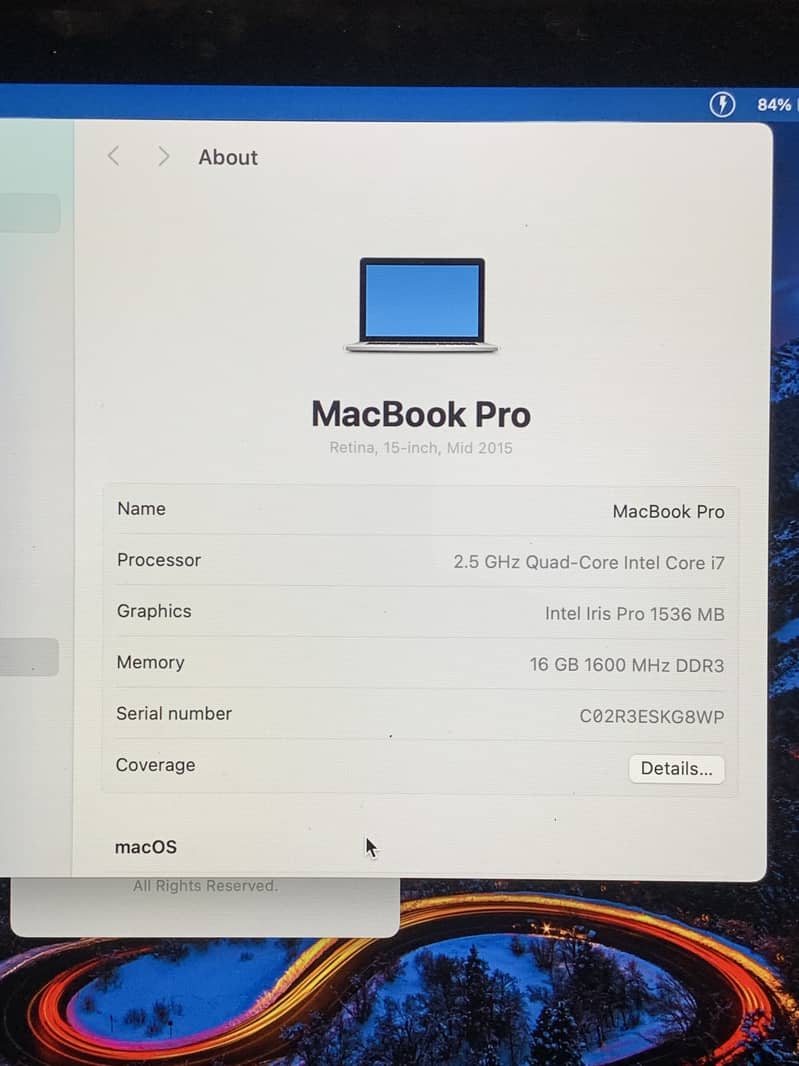 MacBook Pro 2015 4