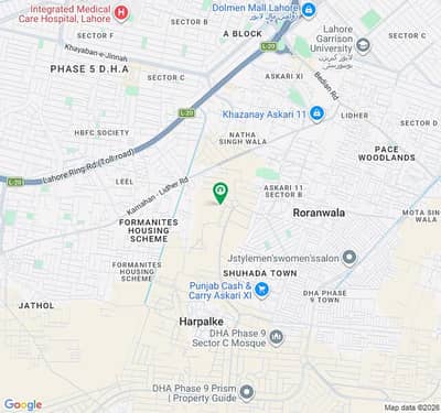 1 Kanal Residential Plot for Sale in DHA Phase 9 Prism Block B Lahore