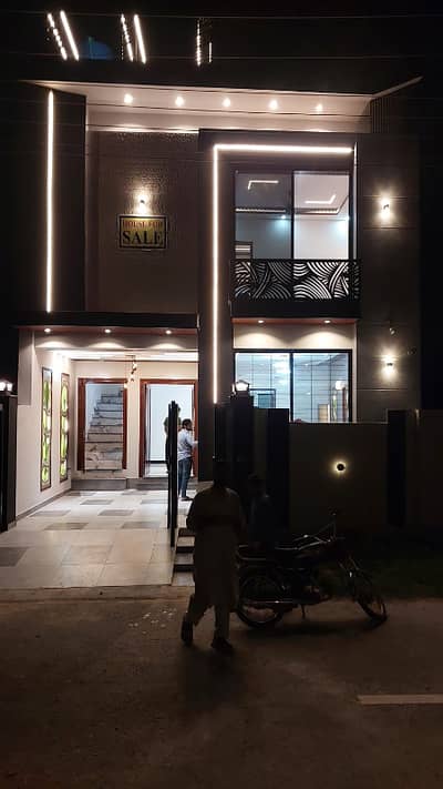 5 Marla Brand New Luxury Spanish Double Storey House For Sale In Al Hafeez Garden Phase 2 Dawood Block Near To Canal Road Gated Society