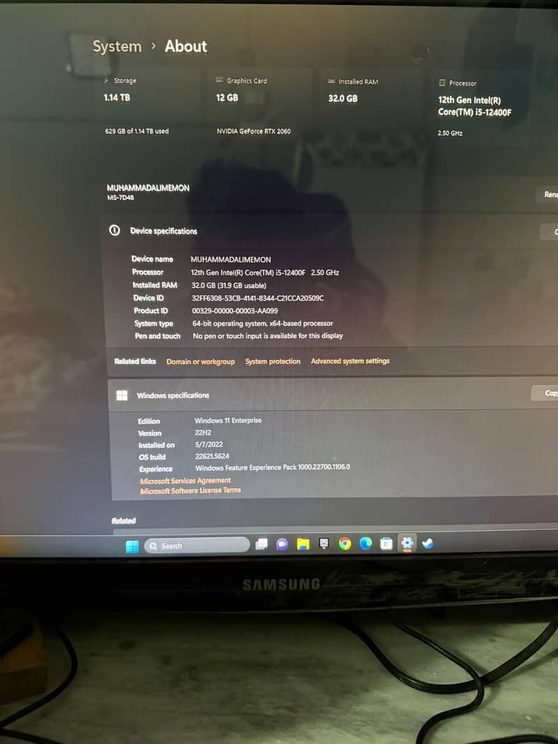 12 Generation Intel I core 5 3