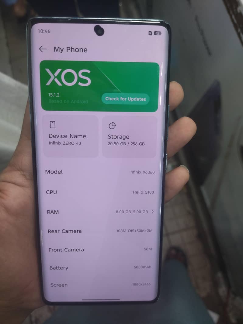 Infinix Zero 40 7