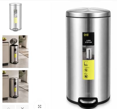 EKO Dome Pedal Bin “Maggey” Stainless Steel Matt – 30L