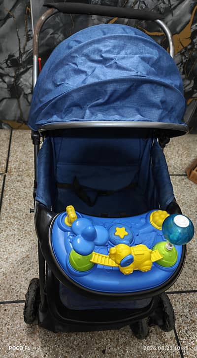 Imported Heavy-Duty Baby Pram | Slightly Used, 100% Ok Low price