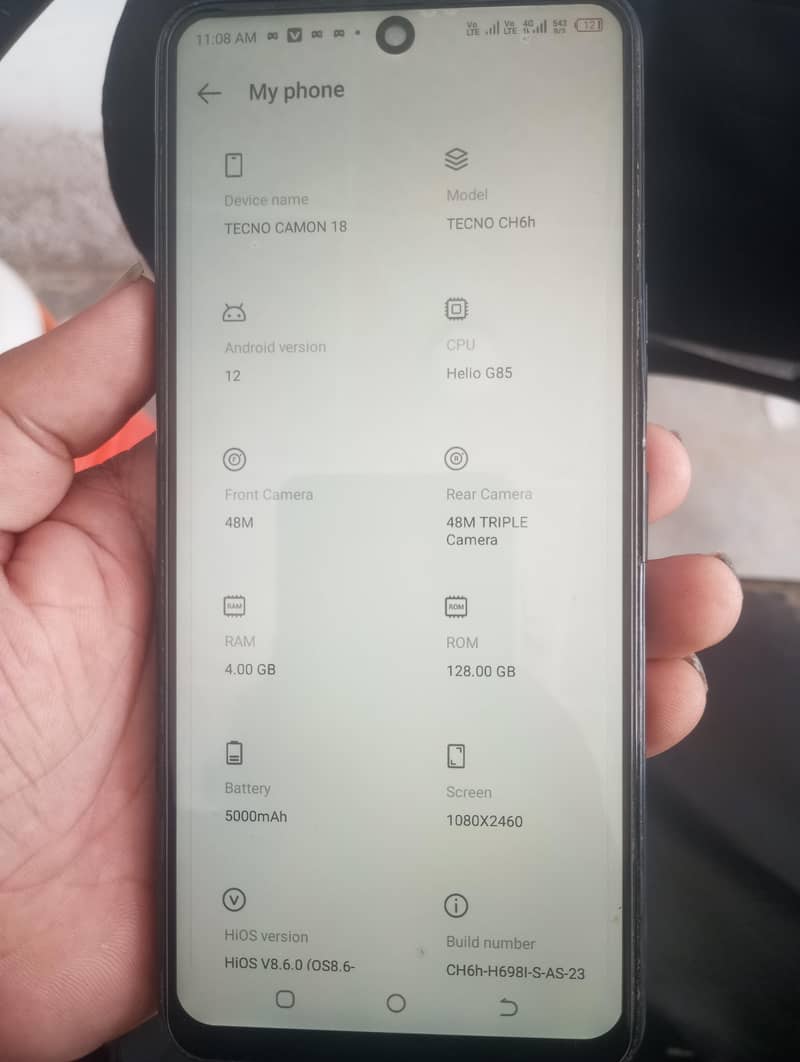 Tecno Camon 18 0