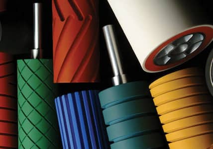 Industrial Gravure & Rotogravure Rubber Rollers for Printing Machines