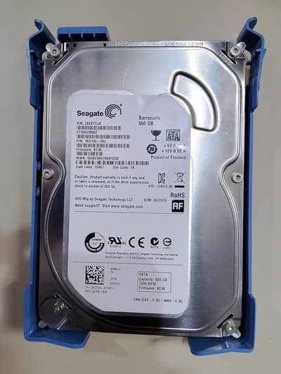 Segeate Barracuda Desktop HDD, 500 GB. Performance & Healt 100% 