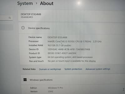 Lenovo Thinkpad X1 carbon
