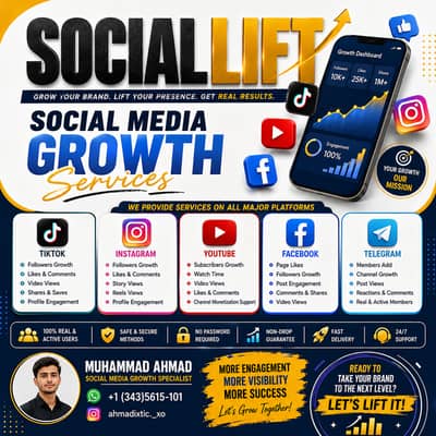 Social Media Marketing Services| TikTok, Instagram, YouTube, Facebook