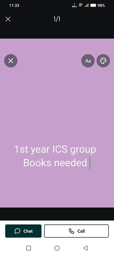 Need 11th class - 1st year books