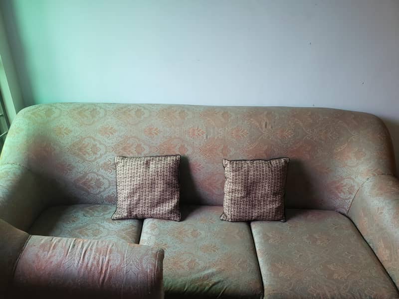 Fully Hand Built Sofa Set 1+1+3 2