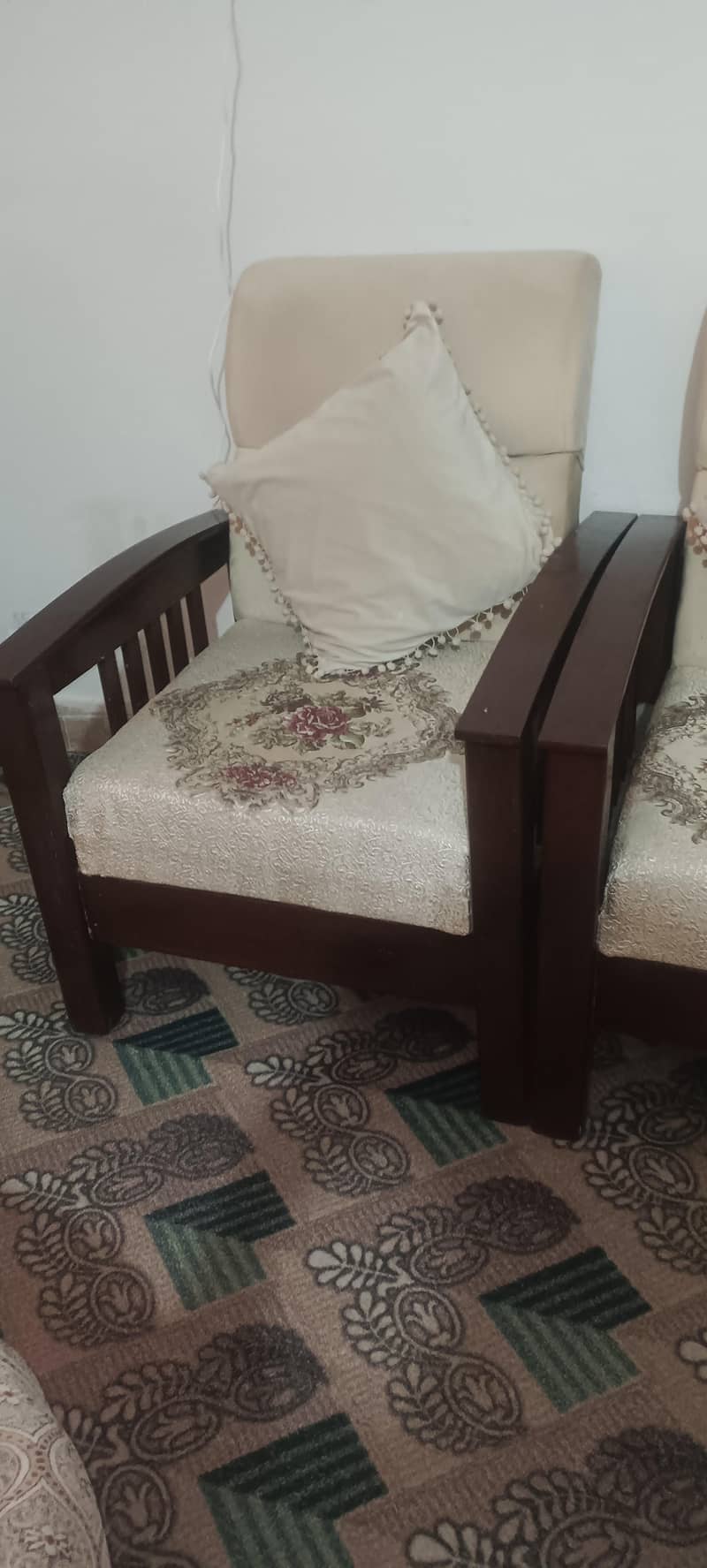 5 seater  solid wooden sofa set 1