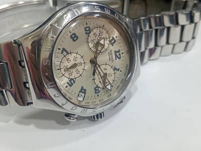 Swatch Swiss chronograph watch for men