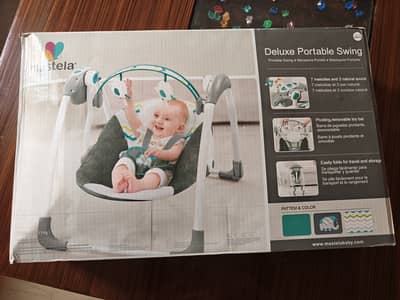 Mastela deluxe baby portable auto swing