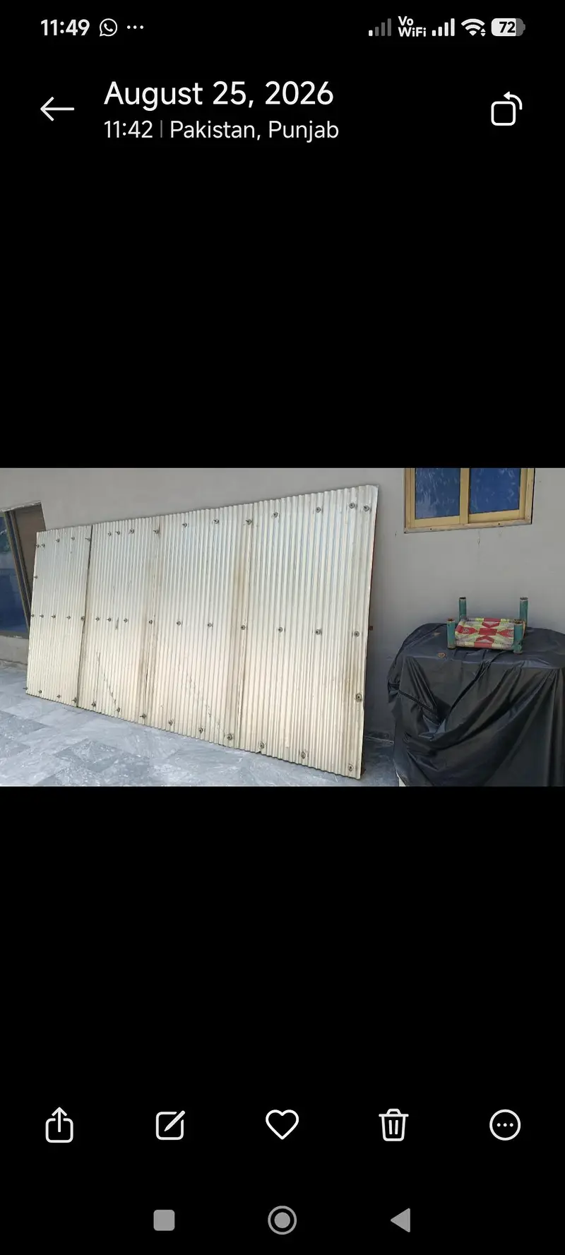 roof/chat for sell steel iron — photo 2