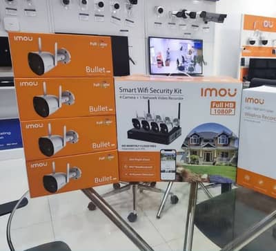 Full HD Wifi CCTV Cameras with NVR IP and Color Night View