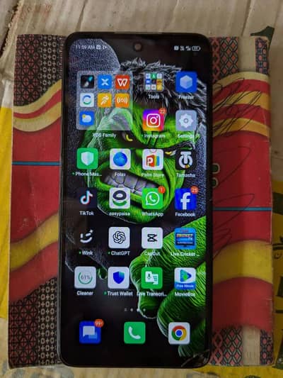 Infinix Note 30 With box bilkul ok peace he khali back uper. glas crac