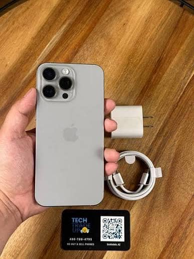 Iphone 15 pro max mobile phone complete box