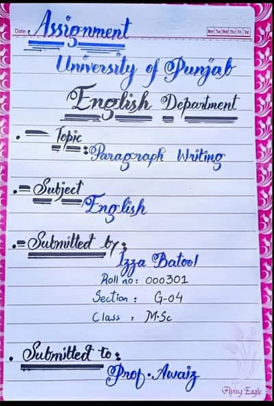 assignment writing