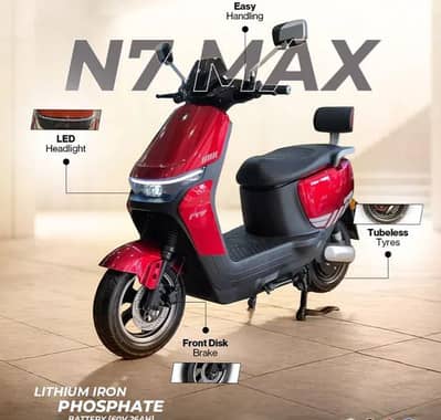 New Electric Scooty Eveon N7 Max (Lithium) Battery New Zero Meter