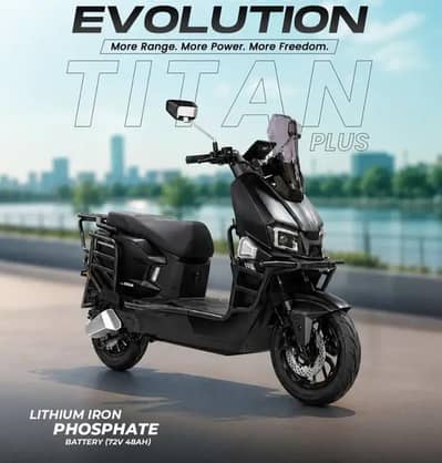 New Electric Scooty Eveon Titan Plus (Lithium) Battery New Model 2026