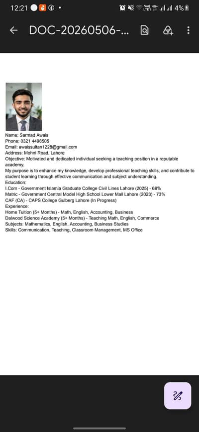 home tutor available(icom)