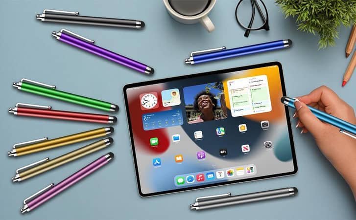 Stylus Pen Hub I Universal Capacitive Touch Screen Pens for Tablets, iPad mini, iPad Pro, iPad Air, Smartphones, Samsung Galaxy