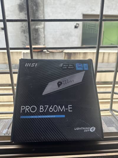 Msi Pro B760m E Motherboard