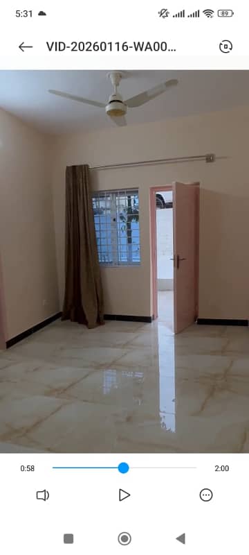 G 11/4 Housing foundation E type flat for sale First floor fully Renvoted Tile flooring 2 bed 2 bath tvl kitchen gas Available