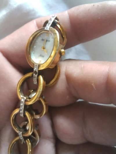 Golden women watch for sale