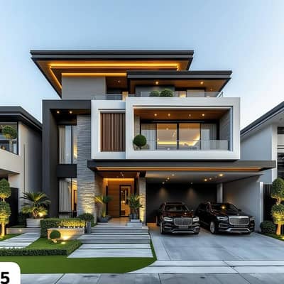 10-Marla Brand New House Available For Sale In Sector F Bahria Town Lahore