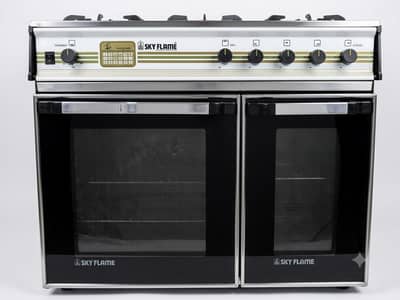Sky Flame double-door gas cooking range and baking oven