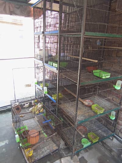 4 Portion Iron Cages For sale