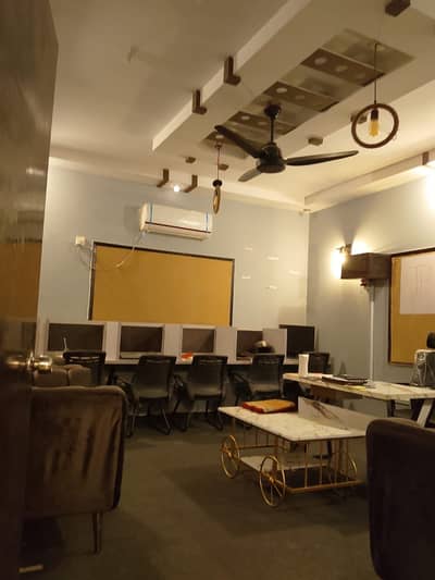 SILENT COMMERCIAL INDEPENDENT BUNGALOW AVAILABLE FOR RENT GULSHAN BLOCK 3 NEAR TO RASHID MINHAS ROAD