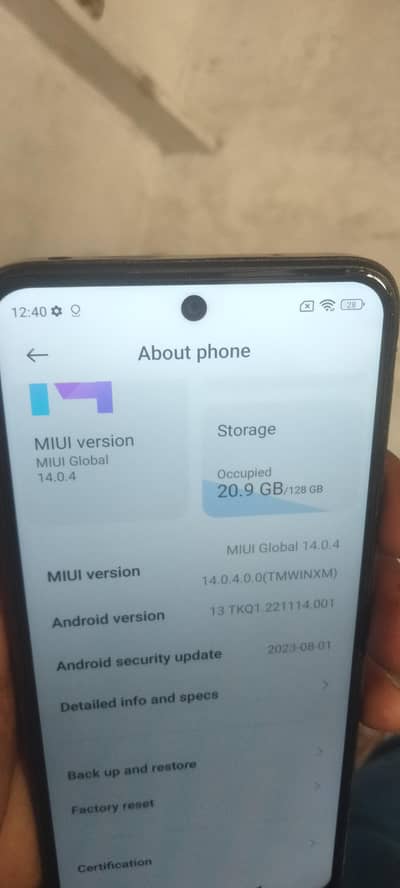 Xiaomi Redmi 12r 5g just mobile