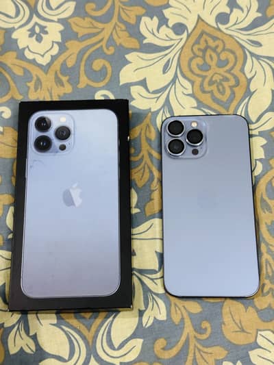 Apple iPhone 13 Pro Max 256gb. PTA Approved. With Box and Cable.
