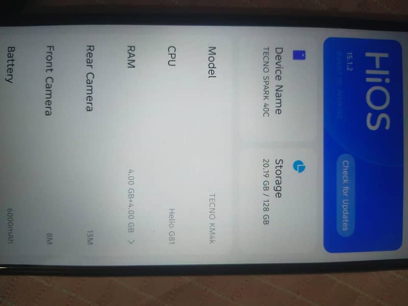 Tecno Other Model 5