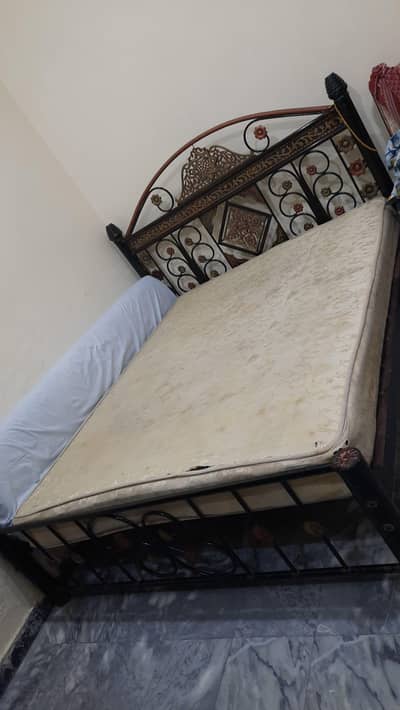 Wooden  Iron Bed Spring Mattress And Many More House Hold Furniture
