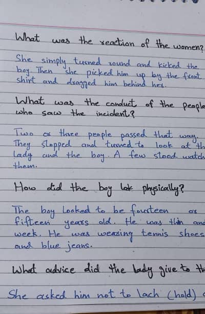 Hand writing Assignments