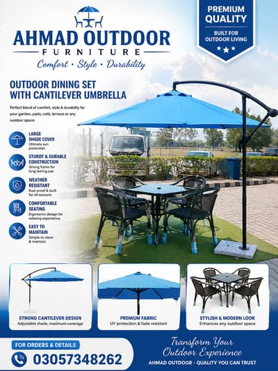 Sidepole/ umbrella round /and rectangular shape /