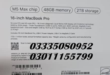 Macbook Pro 16" / M5 Max / MGEE4 / Space BLACK / 40-C GPU (48GB/ 02TB)