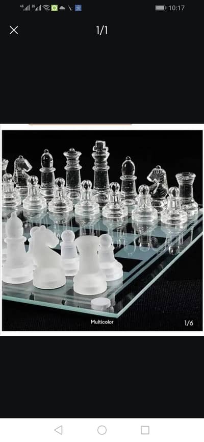 GLASS CHESS GAME