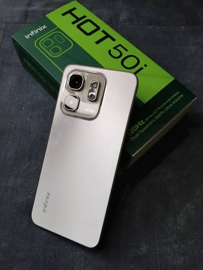 Infinix Hot 50i   Infinix Hot 50i 6/128GB | Box + Charger | 8/10