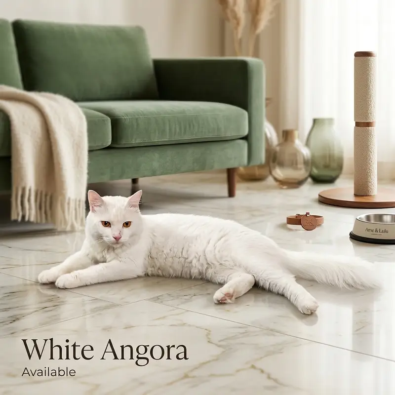 White Long-Hair Persian Mix Male Cat — photo 3