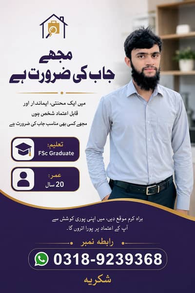 I need Job in Islamabad contact me  No company work