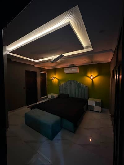 1 Bedroom VIP Full furnish flat per day available in Bahria town Lahore 0300 4561276