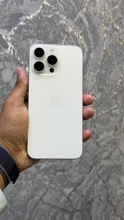 iPhone 15 Pro Max | 256gb | Official PTA  Approved | white