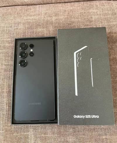 Samsung Mobile S25 Ultra pta approved with box urgent sale